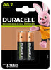 Įkraunamos baterijos DURACELL AA/HR6, 2500 mAh, 2 vnt.