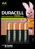 Įkraunamos baterijos DURACELL AA 2500 mAh, 4 vnt