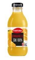 Apelsinų sultys FORTUNA, 100%, 0,3 l D