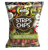 Traškučiai STRIPS CHIPS, iš žirnių, su rūkyta chalapos aitriąja paprika, 90 g