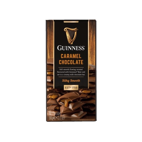 Pieniškas šokoladas GUINNESS, su karamele, 90 g