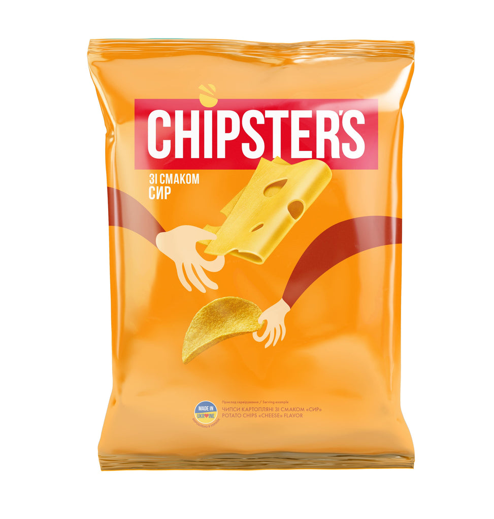 Bulvių traškučiai CHIPSTER'S, sūrio skonio, 60 g