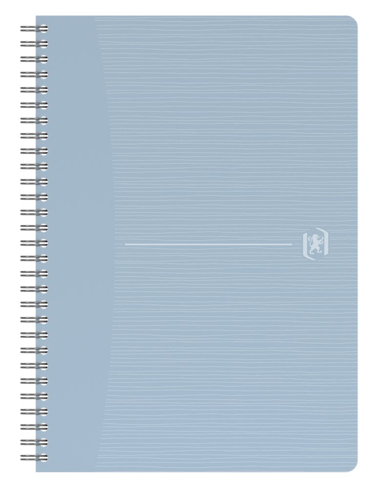 Perdirbtas sąsiuvinis su spirale OXFORD Rec’Up, A5, 90 lapų, 90 gsm, langeliais