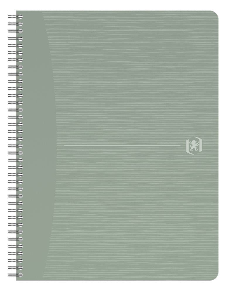 Perdirbtas sąsiuvinis su spirale OXFORD Rec’Up, A4, 90 lapų, 90 gsm, linijomis