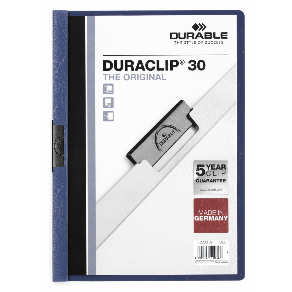 Aplankas su spaustuku DURABLE DURACLIP® 30, A4