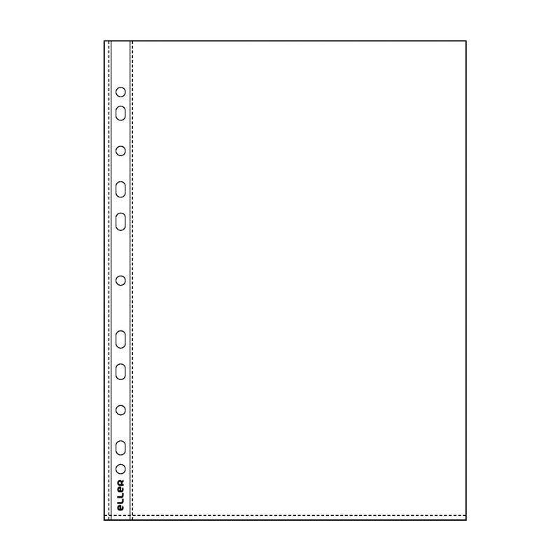 Įmautė dokumentams ELLER, A4, 60 mik., (pak. - 50 vnt.), skaidri