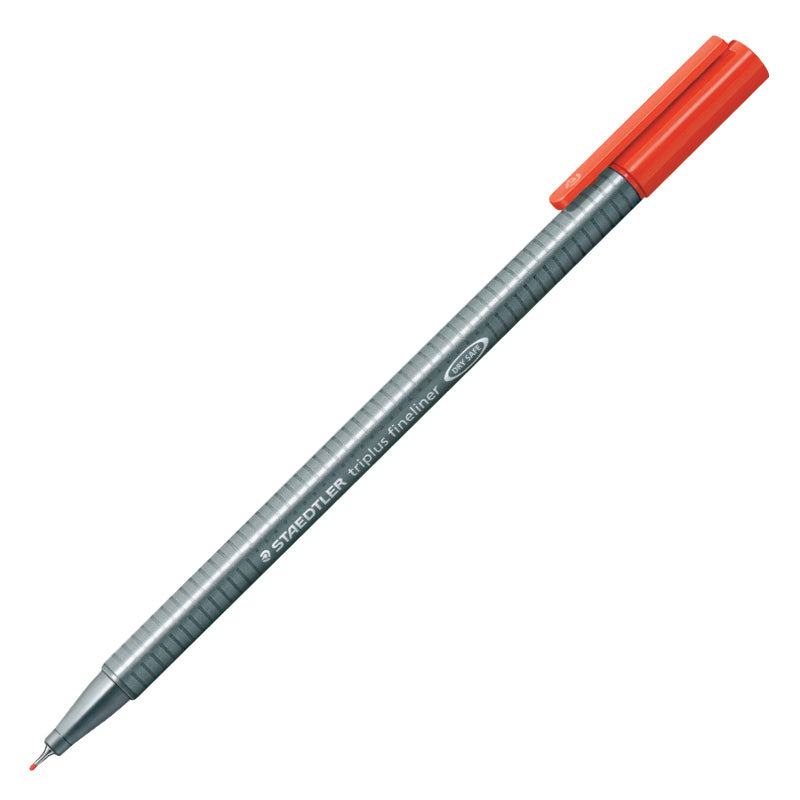 Vienkartinis rašiklis STAEDTLER TRIPLUS FINELINER 334, 0,3 mm, raudona