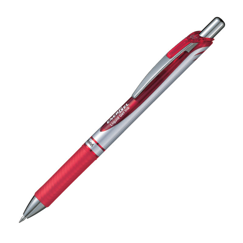 Automatinis gelinis rašiklis PENTEL ENERGEL BL77, 0.7 mm., raudona, 2 vnt.