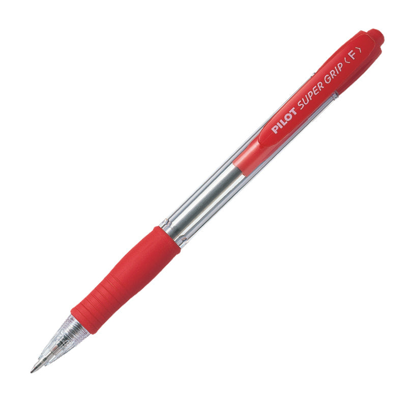 Rašiklis Pilot Super Grip, 0,7 mm, raudona