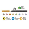 Flomasteriai CARIOCA Metallic FineMarkers, 8 vnt.