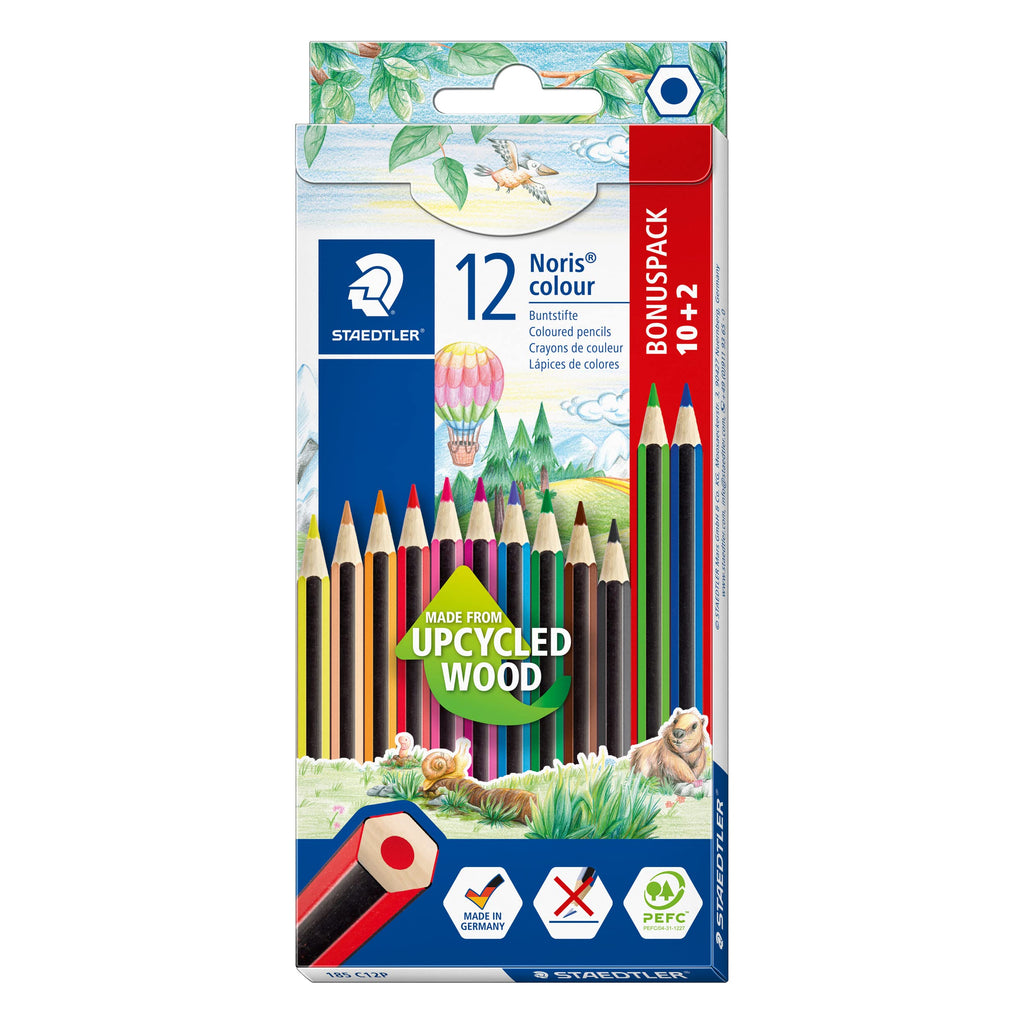 Spalvoti pieštukai STAEDTLER Noris Colour, 12 vnt.