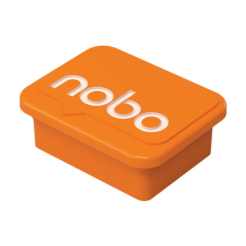 Magnetai NOBO Orange 18x22mm, 4 vnt.