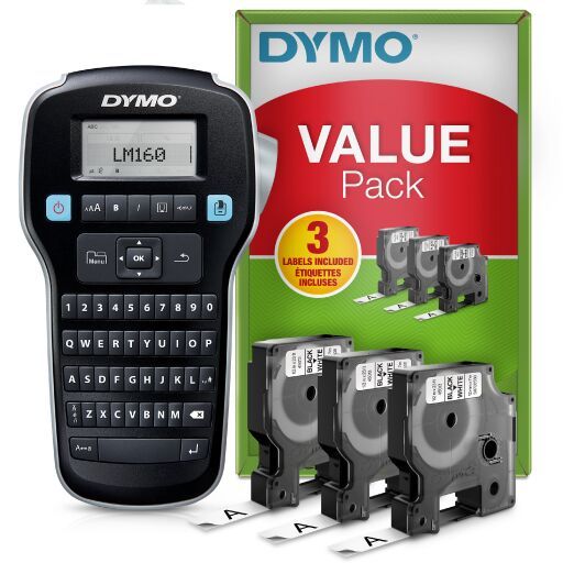 Etikečių spausdintuvas DYMO LabelManager 160 (+ 3 juostelės)