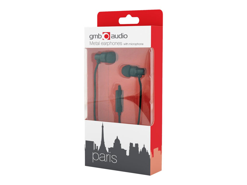 Ausinės Gembird "Paris" 3.5 mm MHS-EP-CDG-B (3641325), Juoda