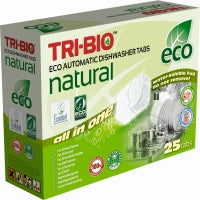 Tabletės indaplovėms TRI-BIO ALL IN ONE, 25 tabletės, 500 g