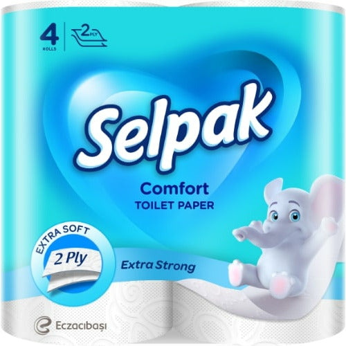 Tualetinis popierius SELPAK comfort, 4 vnt., 2 sl.