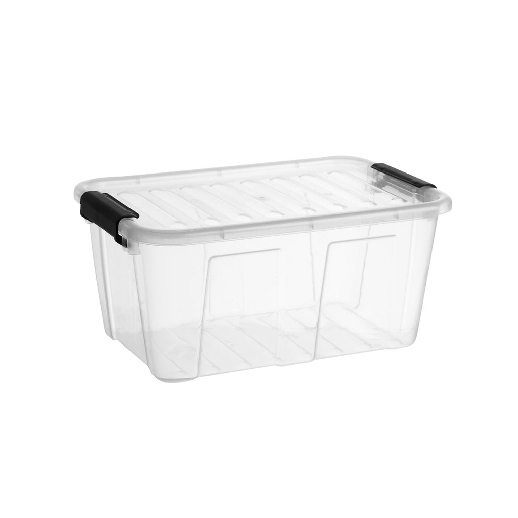 Dėžė Home Box, su dangčiu, PPR/PPC, 8 l, 34,5 x 22,5 cm, H 15,8 cm, vnt