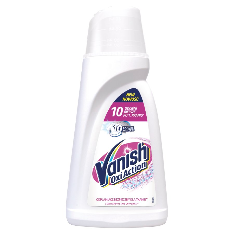 Gelis dėmėms šalinti VANISH Oxi Action White, 1 l