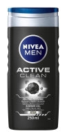 Dušo želė vyrams NIVEA Active Clean, 250 ml