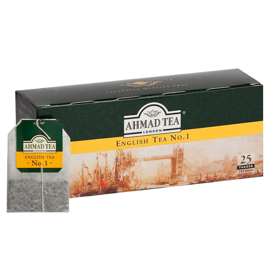 Arbata AHMAD ENGLISH TEA No.1, maišeliuose, 25vnt