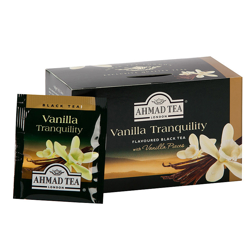 Vaisinė arbata AHMAD VANILLA TEA 20 vokelių su siūlu po 2 g