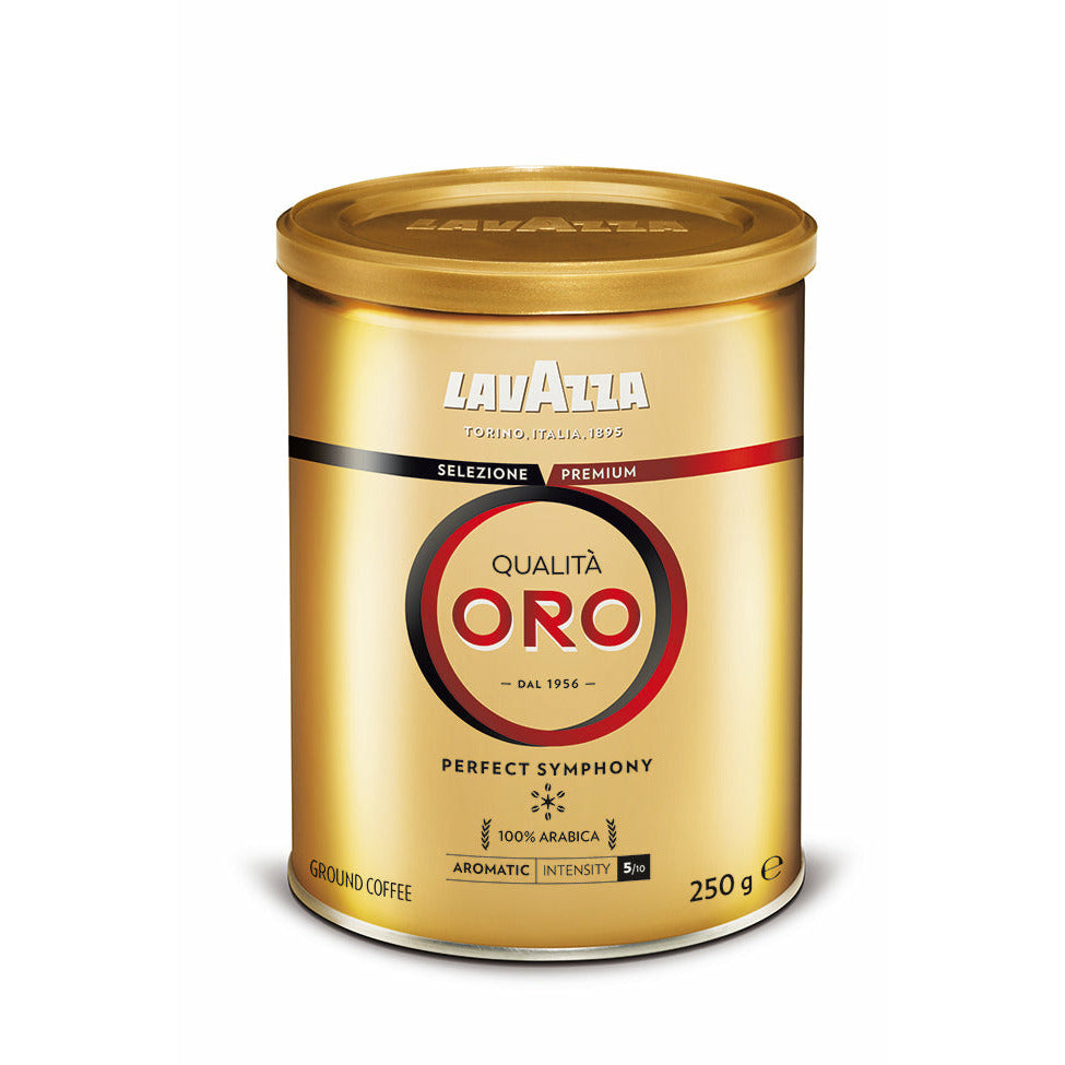 Kava LAVAZZA ORO, malta, 250 g, metalinėje dėžutėje