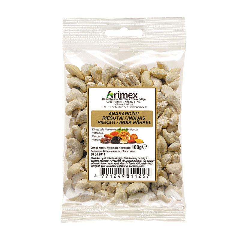 Anakardžiai ARIMEX, 100 g