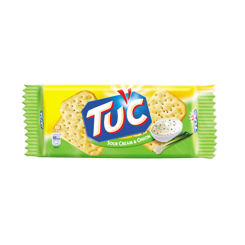 Sausainiai TUC, grietinės ir svogūnų skonio, 100 g