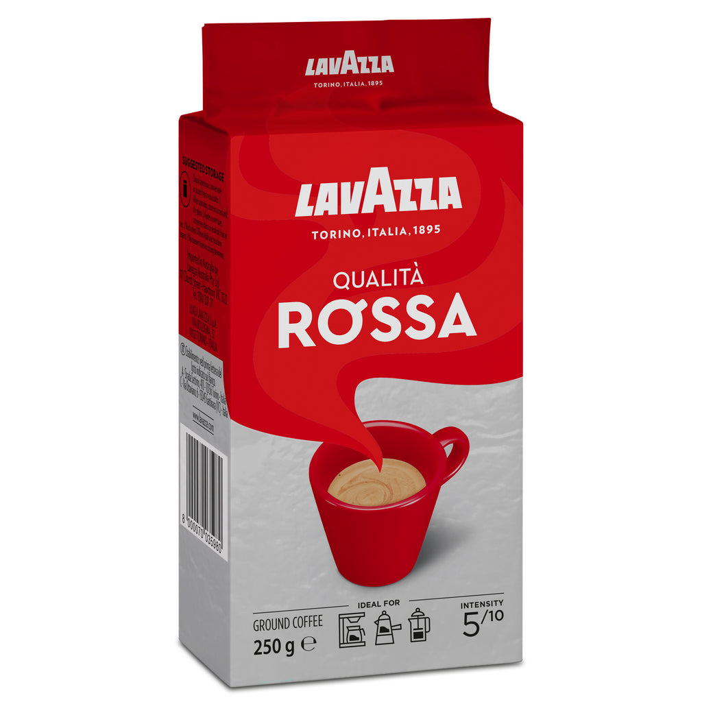 Kava LAVAZZA Qualita Rossa, malta, 250 g