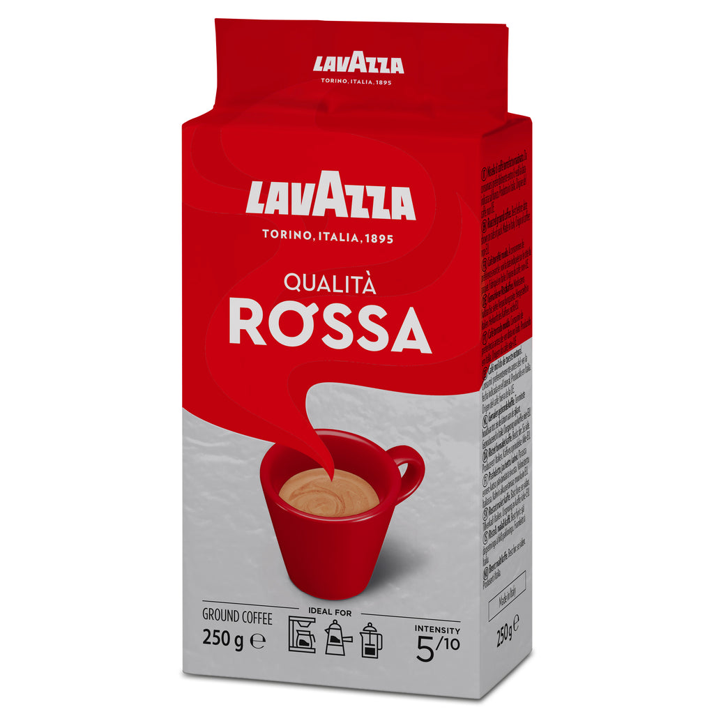 Kava LAVAZZA Qualita Rossa, malta, 250 g