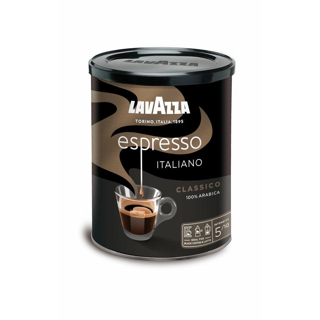 Kava LAVAZZA Espresso, malta, 250 g, metalinėje dėžutėje