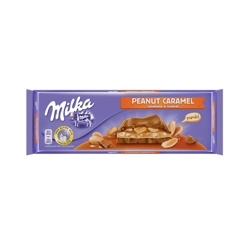 Šokoladas MILKA PEANUT & CARAMEL, 276 g