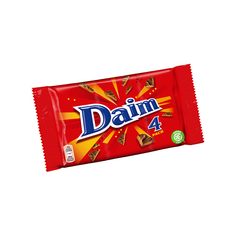 Šokoladinis batonėlis DAIM 4 x 28 g