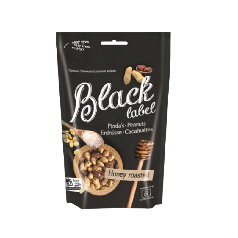 Riešutų mišinys BLACK LABEL, su medumi, 200g