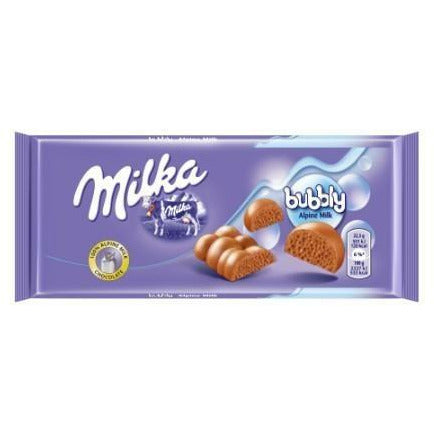 Šokoladas MILKA Bubbly Alpine Milk, 90 g