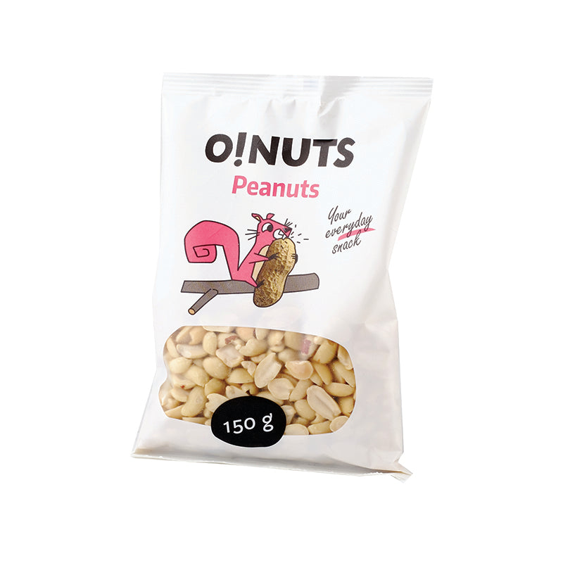 Žemės riešutai O!NUTS, puselės,150 g