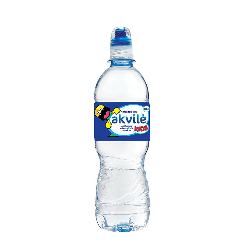 Natūralus mineralinis vanduo AKVILĖ Kids, 12 vnt., negazuotas, 0,5 l, PET D