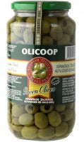 Alyvuogės OLICOOP, žalios be kauliukų, 935 g / 455 g