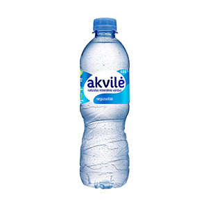 Natūralus mineralinis vanduo AKVILĖ, 12 vnt., negazuotas, 0,5 l  PET D