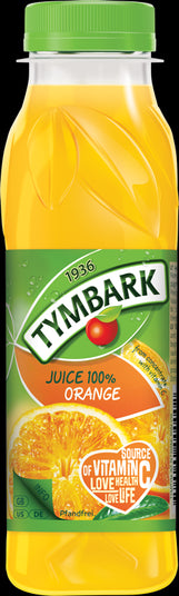 Apelsinų sultys 100% TYMBARK, 0,3 L, PET