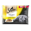 Ėdalas katėms SHEBA, paukštienos rinkinys, maišeliuose, 4 x 85 g