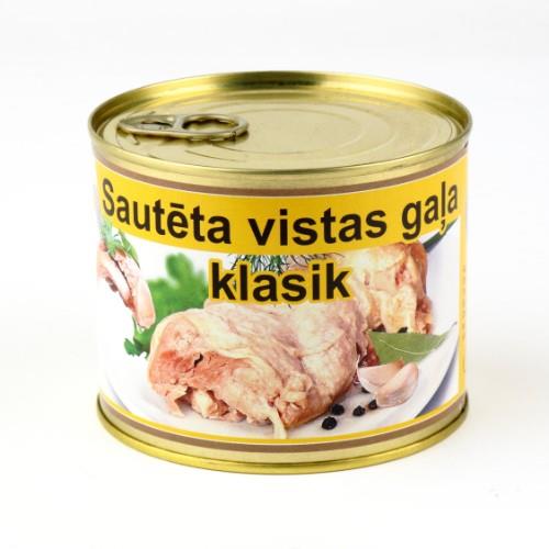 Troškintos vištienos konservai, 525 g