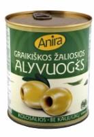 Alyvuogės ANIRA, graikiškos, žaliosios, be kauliukų, L dydis, 0,85 kg/0,82 kg