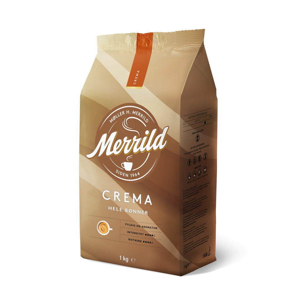 Kavos pupelės MERRILD Crema, 1kg