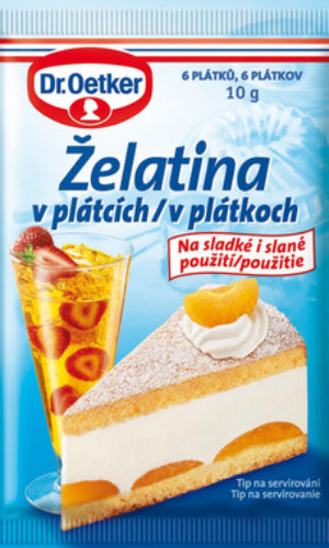 Želatinos lapeliai DR. OETKER,10g.