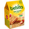 BELVITA minkšti sausainiai su braškių įdaru, 250g