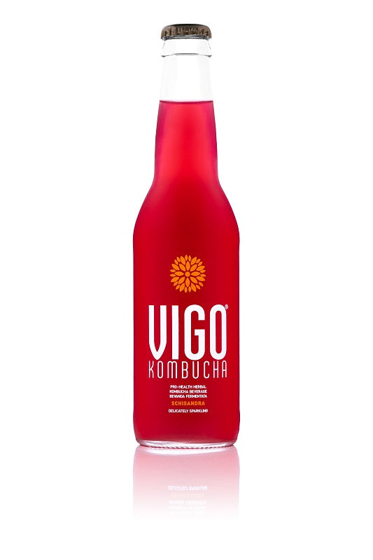 Gaivusis arbatos gėrimas VIGO Kombucha, Schisandra, gazuotas, 0,330 l, D