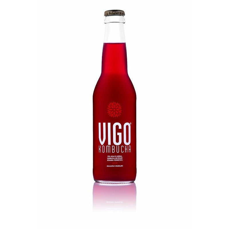 Gaivusis arbatos gėrimas VIGO Kombucha, Acai, gazuotas, 0,330 l, D