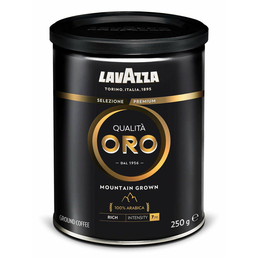 Malta kava LAVAZZA Qualita Oro Mountain grown, 250 g, metalinėje dėžutėje