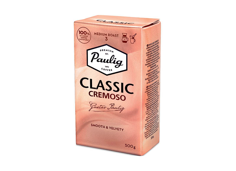 Kava PAULIG Classic Cremoso, malta, 500 g